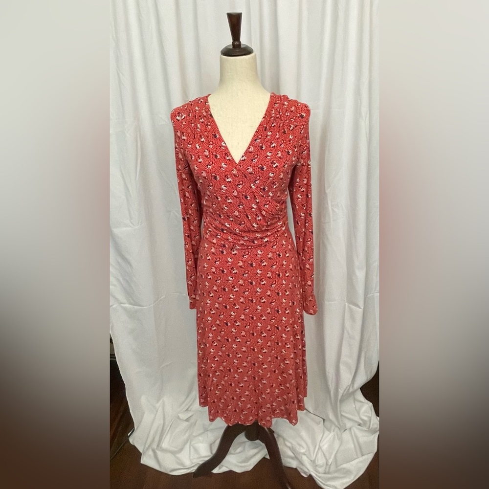Boden women’s faux wrap dress